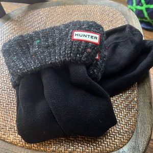 Hunter tall size large boot socks